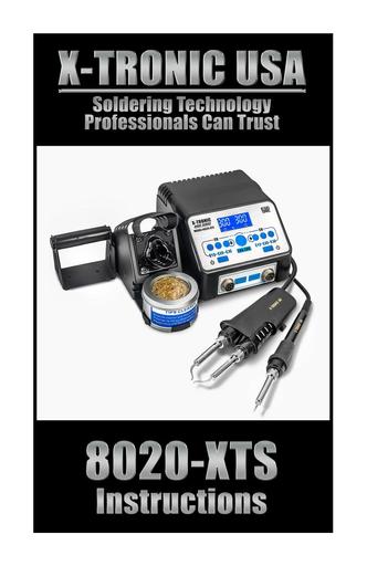X-Tronic 8020-XTS Instructions