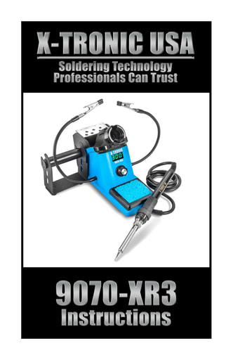 X-Tronic 9070-XR3 Instructions