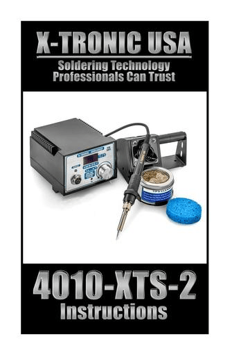 X -Tronic 4010-XTS-2 Instructions