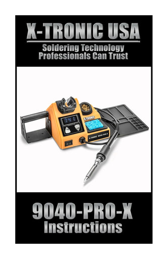 X-Tronic 9040-PRO-X Instructions